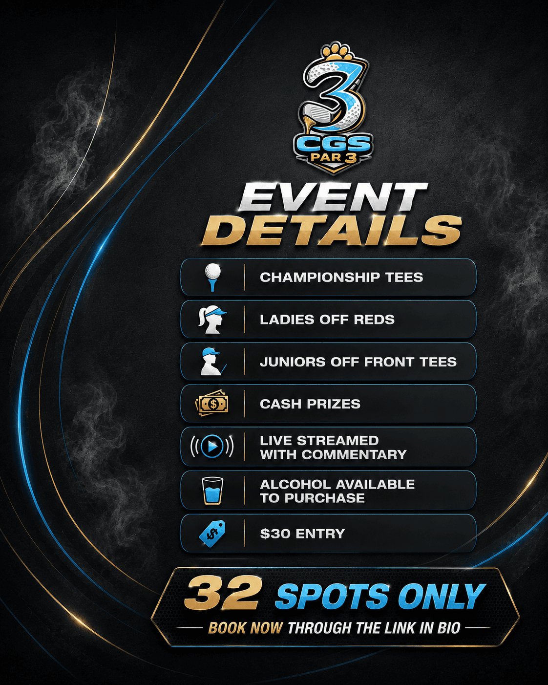 CGS Par 3 Championship entry information
